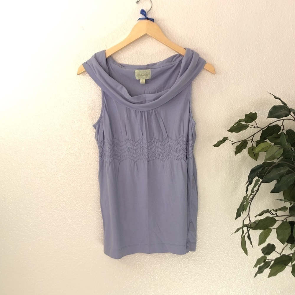 Anthro Deletta Off The Shoulder Fold Over Top